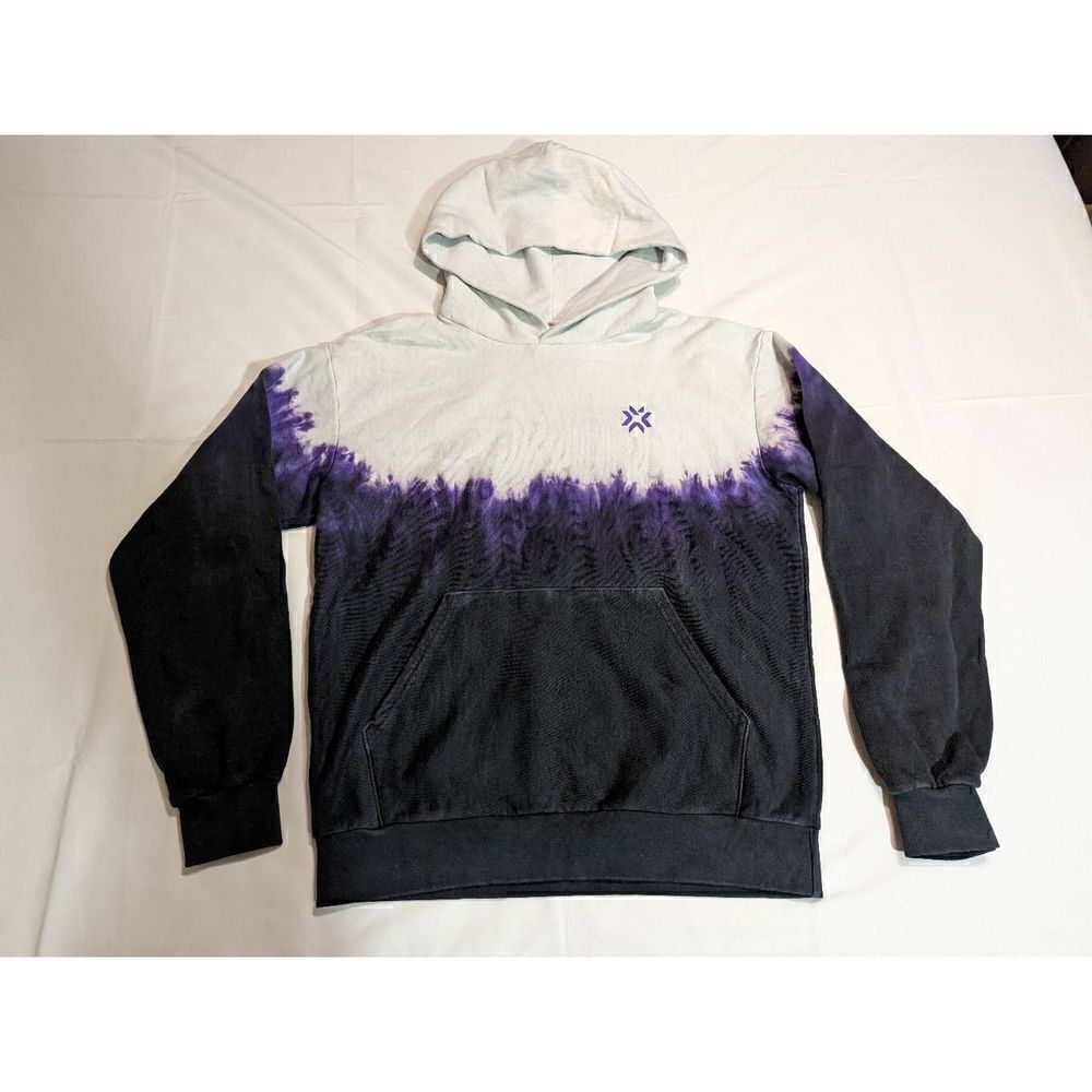 VALORANT VCT22 MASTERS REYKJAVIK AURORA-01 HOODIE TIE DYE PURPLE BLACK MEDIUM